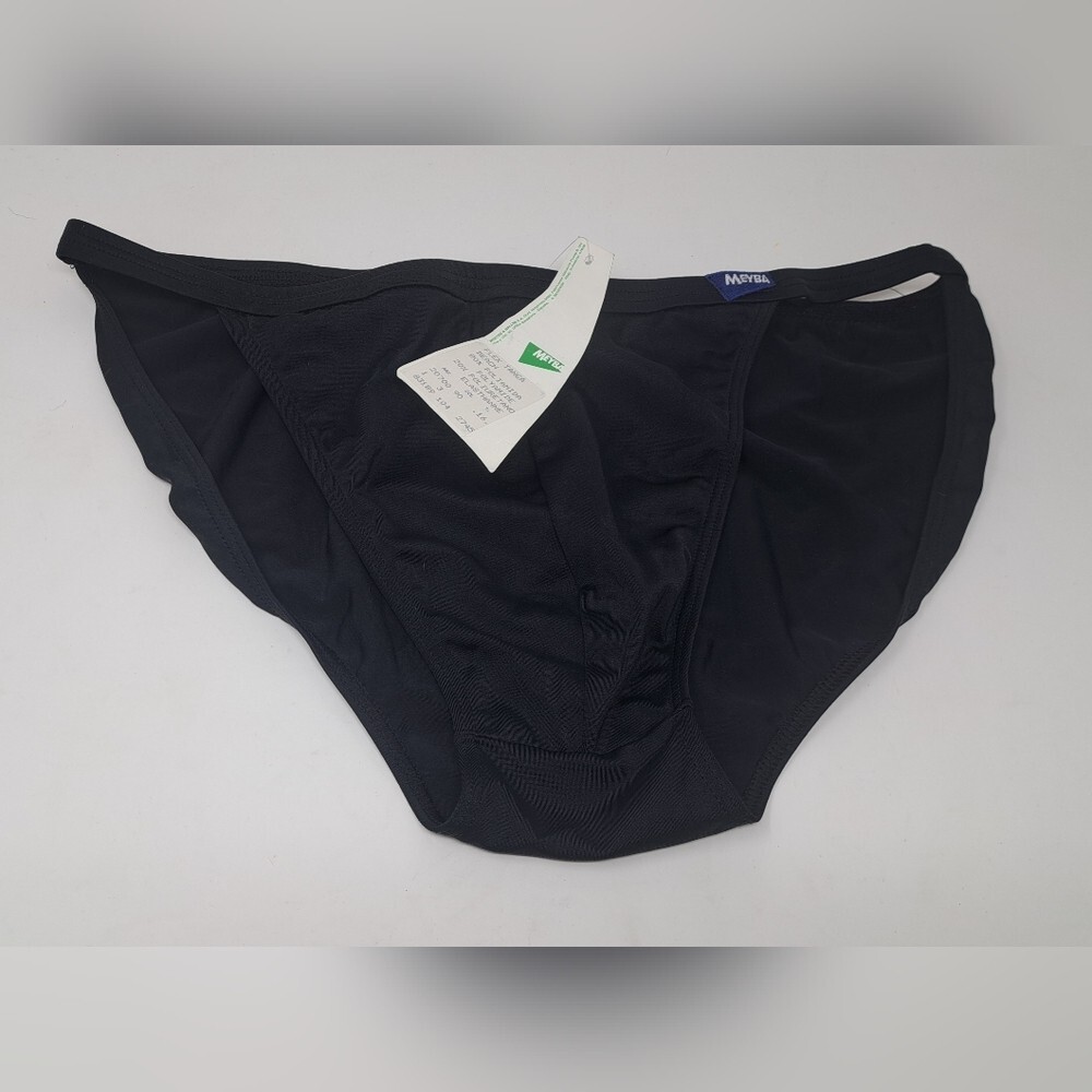 NWT Vintage 70s Meyba Men's Swim Briefs Swimsuit Flex Tanga Beach 3XL 40-42